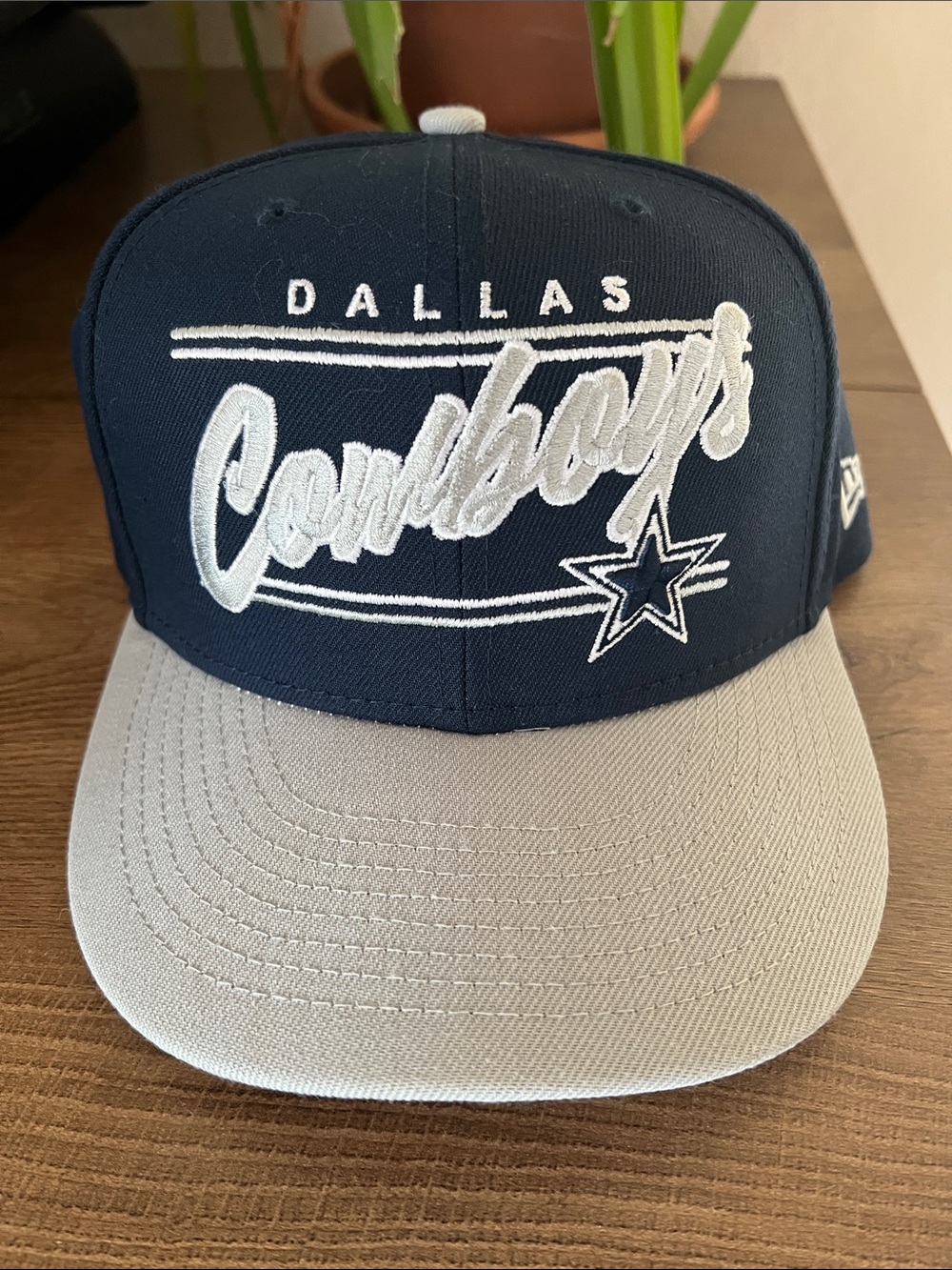New Era Dallas Cowboys Navy and Gray Snapback Hat